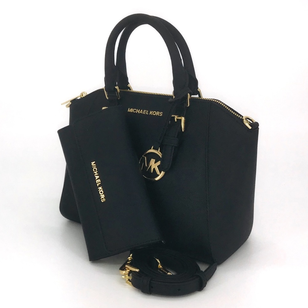 2PCS Michael Kors Ciara Medium Satchel Wallet Set - Picture 2 of 8